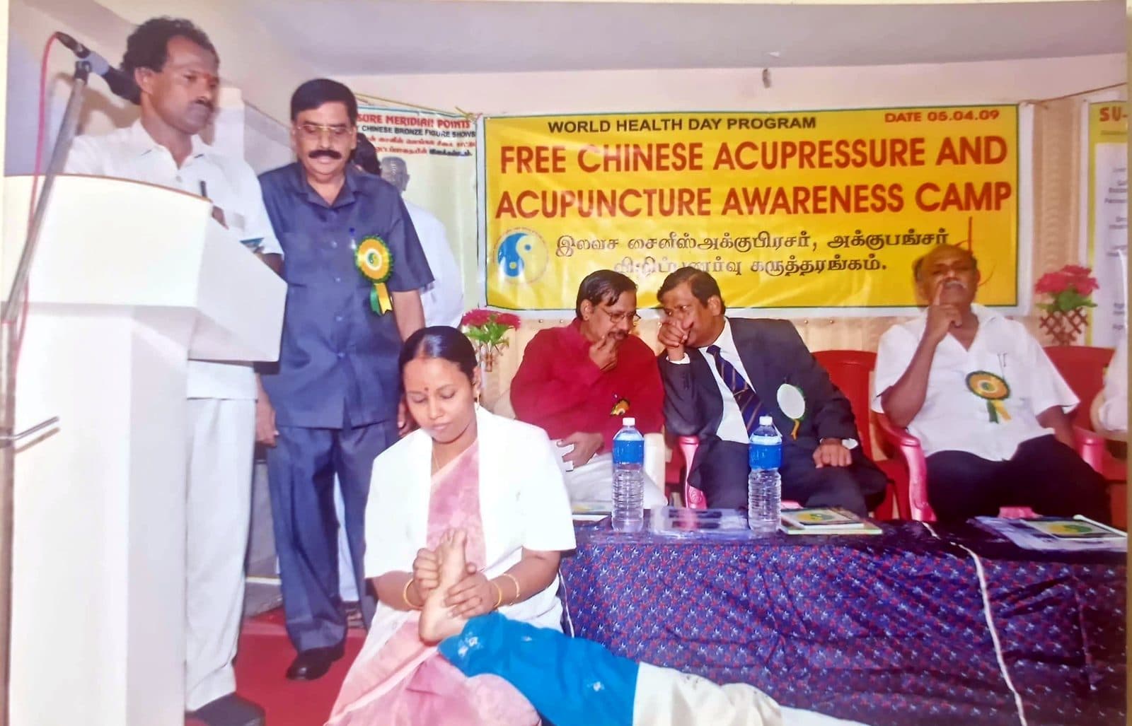 World Health Day camp with live foot treatment